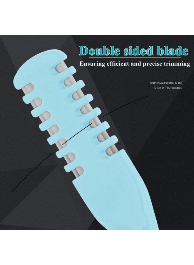 Upgraded Nasal Hair Cutter with Cleaning Brush, 12-Pack Nose Hair Trimmer, Double-Blade 360° Rotating Nose Hair Knife, Portable Nostril Hair Remover Tool for Women Men - Image 2