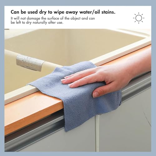 Niwlix Microfiber Cleaning Cloth Roll Kitchen Towel Roll Reusable Kitchen Towel Micro Fiber Cloth for Car Cleaning Clothes Kitchen Cloth for Cleaning | 20 Pack - Image 5