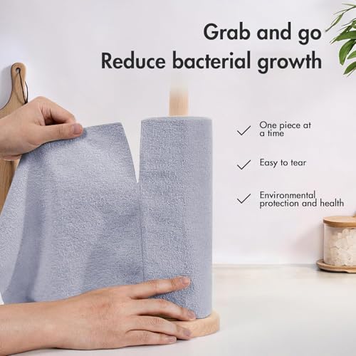 Niwlix Microfiber Cleaning Cloth Roll Kitchen Towel Roll Reusable Kitchen Towel Micro Fiber Cloth for Car Cleaning Clothes Kitchen Cloth for Cleaning | 20 Pack - Image 2