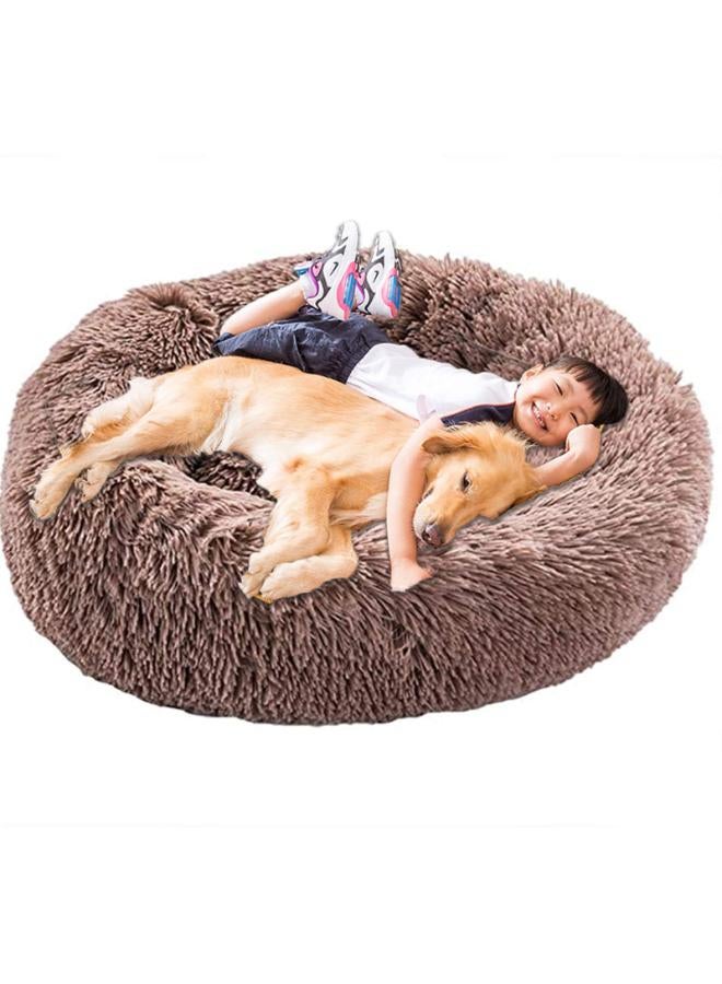 Moro Moro Orthopedic Plush Dog Bed with Soft Fur & Plastic Base – Cozy & Washable Pet Nest - Image 1