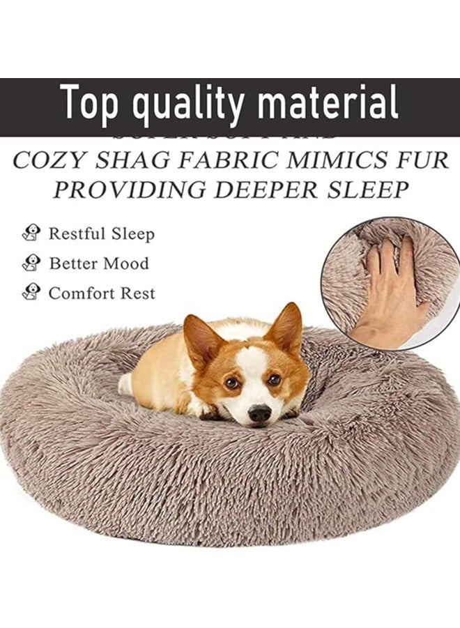 Moro Moro Orthopedic Plush Dog Bed with Soft Fur & Plastic Base – Cozy & Washable Pet Nest - Image 2