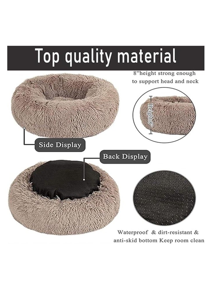 Moro Moro Orthopedic Plush Dog Bed with Soft Fur & Plastic Base – Cozy & Washable Pet Nest - Image 5