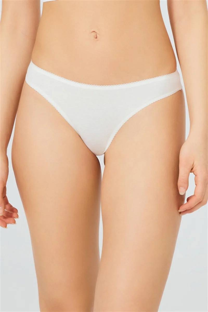 COTTONHILL Basic Cotton Women's Brazilian Panties 5 Pack