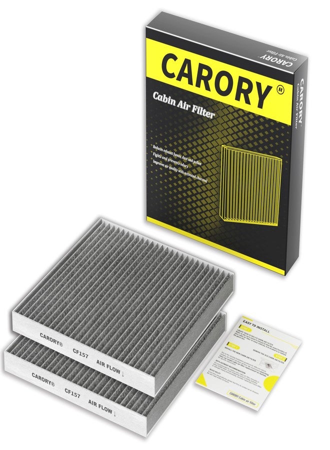 CARORY Cabin Air Filter w/Activated Carbon 2 Pack for Toyota Camry, Corolla, RAV4, Prius, Highlander, Sienna, Venza, Crown, Lexus ES350, ES300h, NX250, RX350, RX450h, Subaru Outback, and More - Image 1