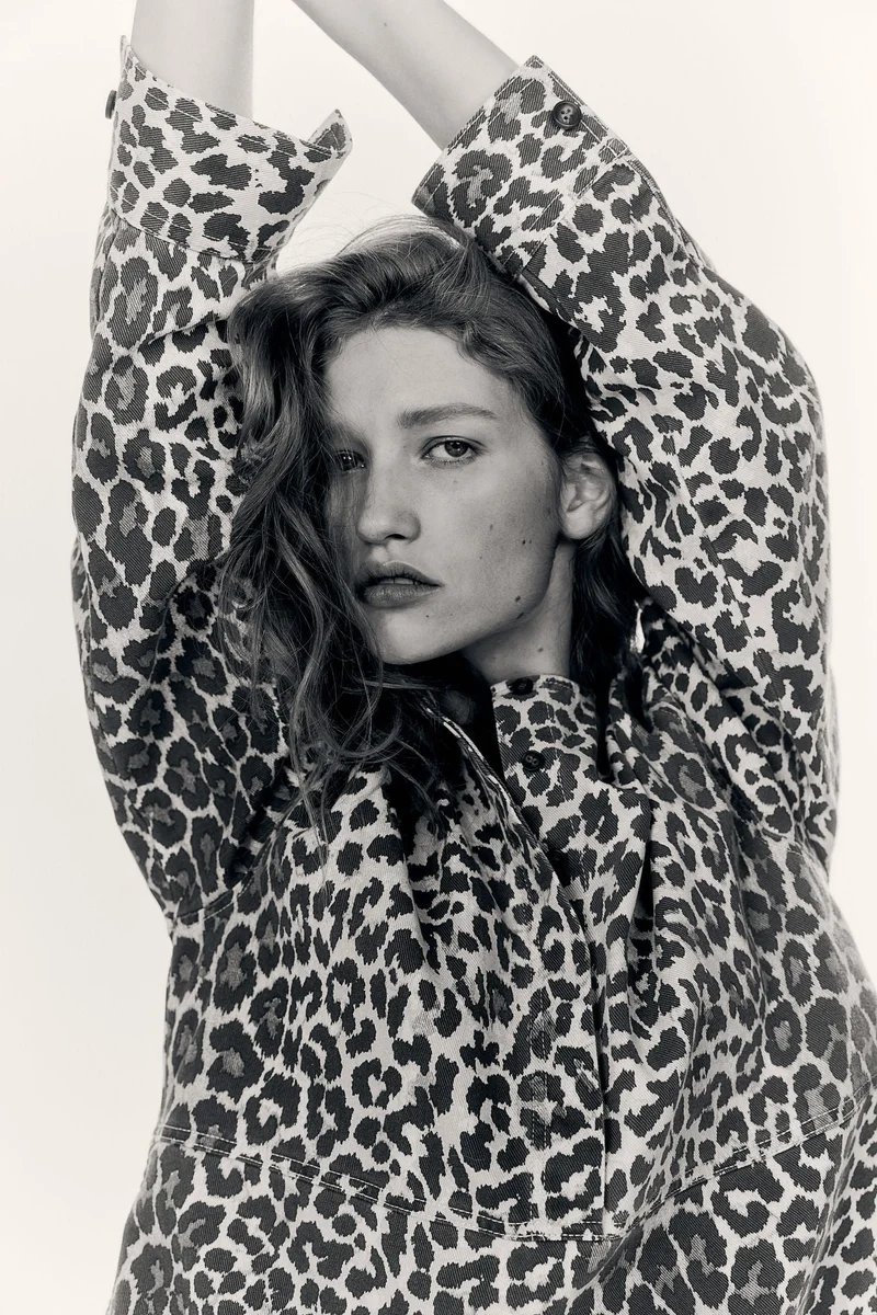 H&M Popover twill blouse