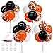 TONIFUL 4 Set Halloween Balloons Black Orange Confetti White Balloon Stand Centerpiece Table Decorations for HalloweenCelebration Party BarAnniversaryGraduation Decoration 2026 - Image 2