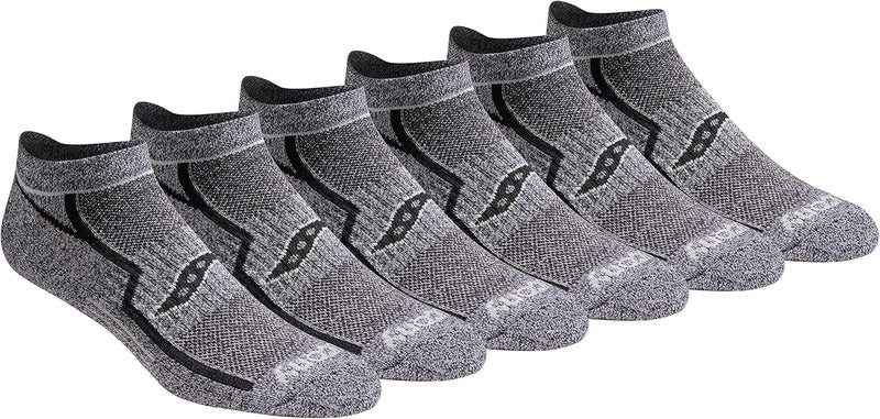 saucony mens Bolt Rundry Performance No-show Multi-pack Socks Socks - Image 1