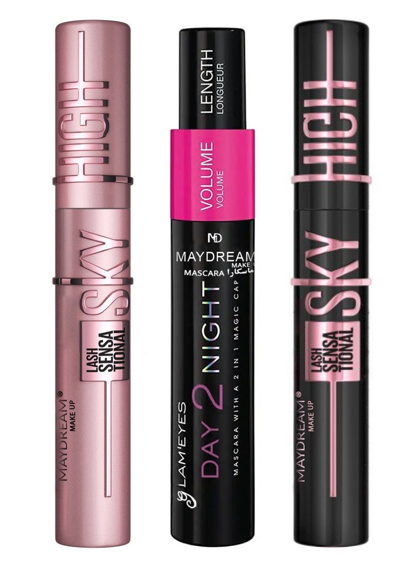 MAYDREAM Mascara 3pcs 