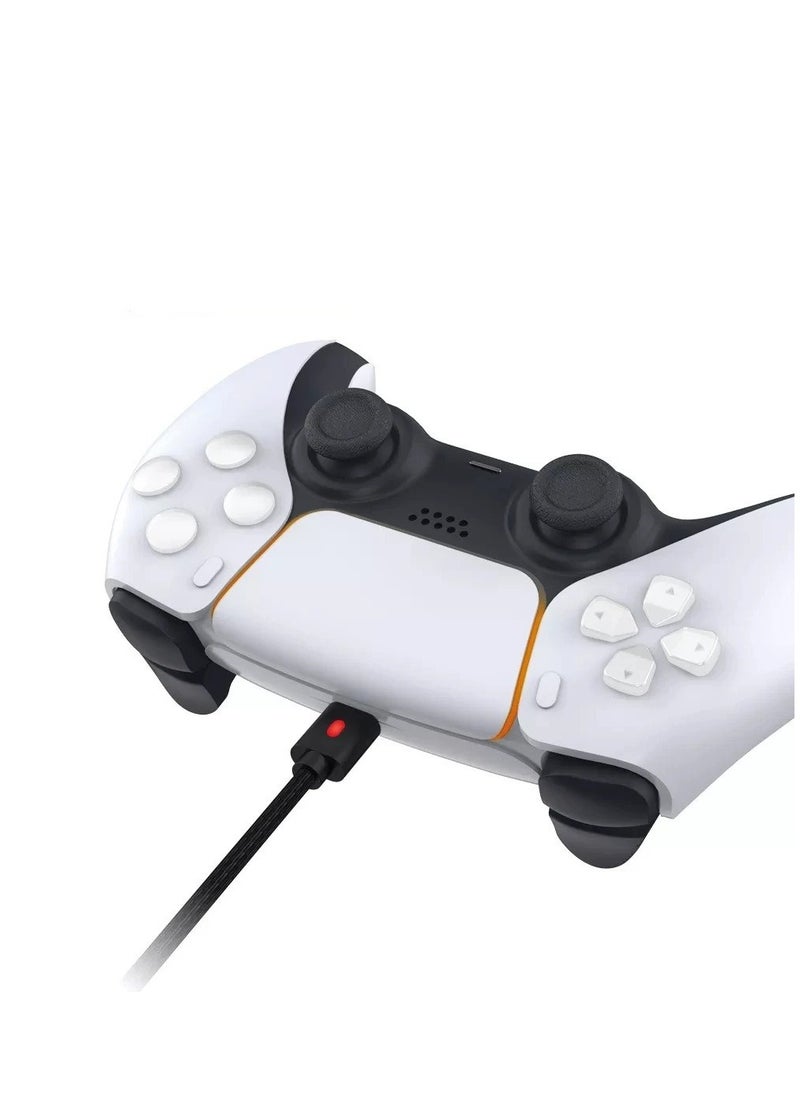 TY-0803B 3M Type-C USB Cord Indicator Light Data Transmission Line For Sony PS5 Gamepad Charging Cable