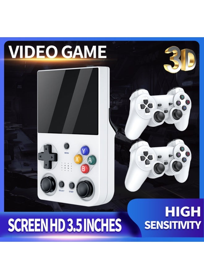 M21 Handheld 3.5 Inch HD PS1 Game Console Can Be Connected To TV To Support Double Doubles-Model:Without Card Option + 2 Handles - Image 2