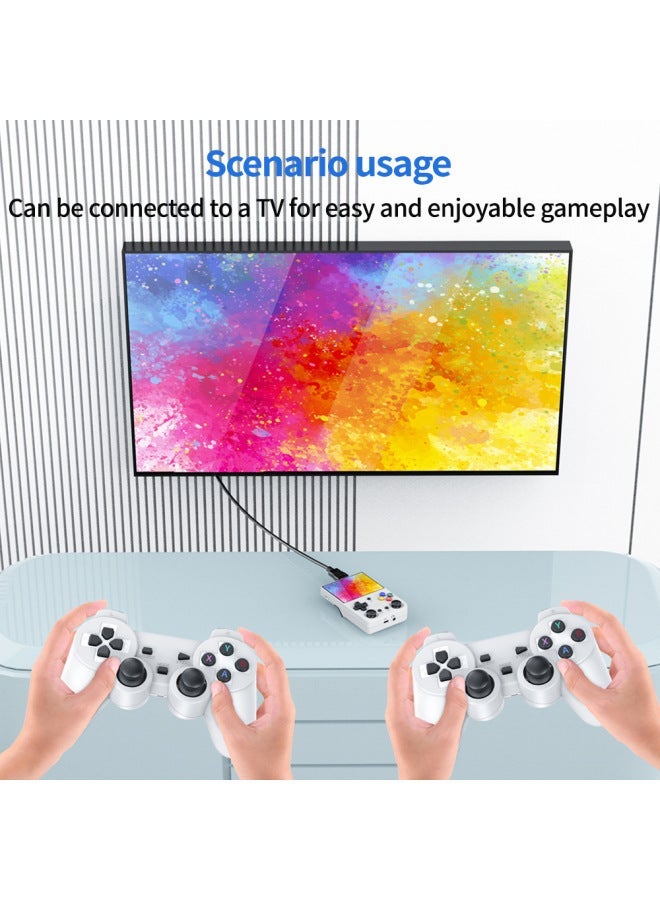 M21 Handheld 3.5 Inch HD PS1 Game Console Can Be Connected To TV To Support Double Doubles-Model:Without Card Option + 2 Handles - Image 3