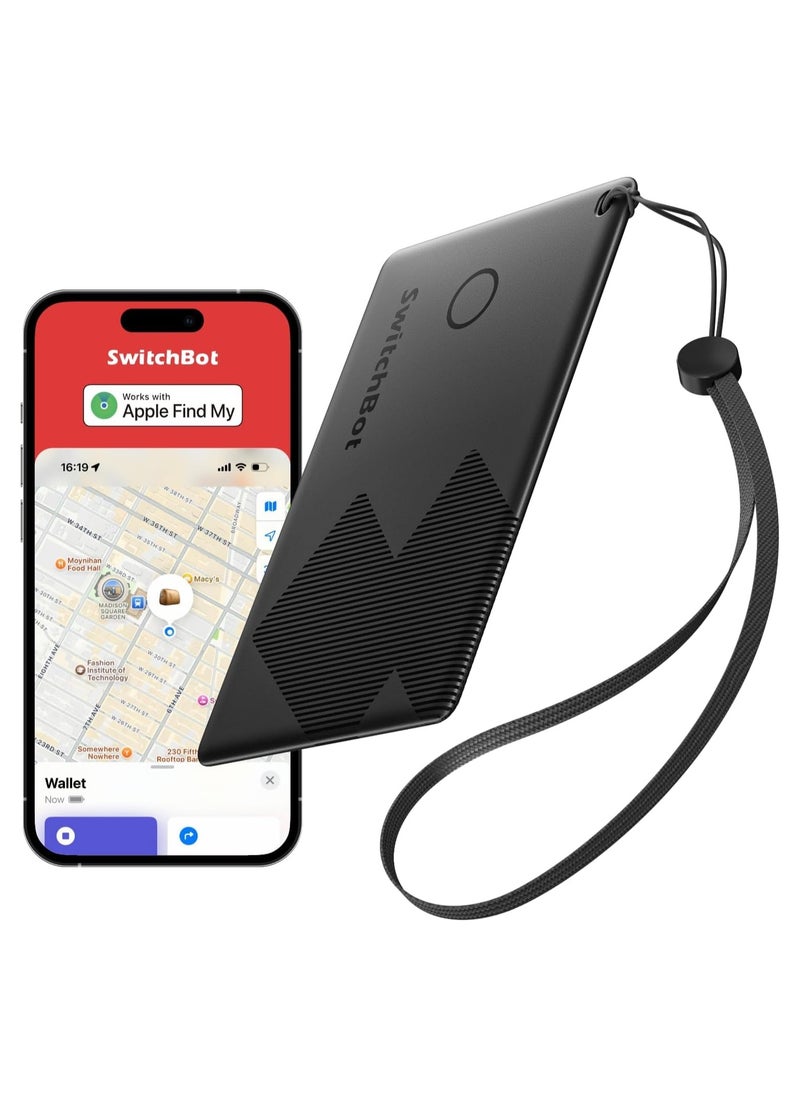 SwitchBot - SwitchBot Wallet Finder Card, Bluetooth Tracker, Item Locator Key Finder for Keys, Phones, Luggage, Works with Apple Up to 3-Year Battery Life, Water Resistant - Image 1