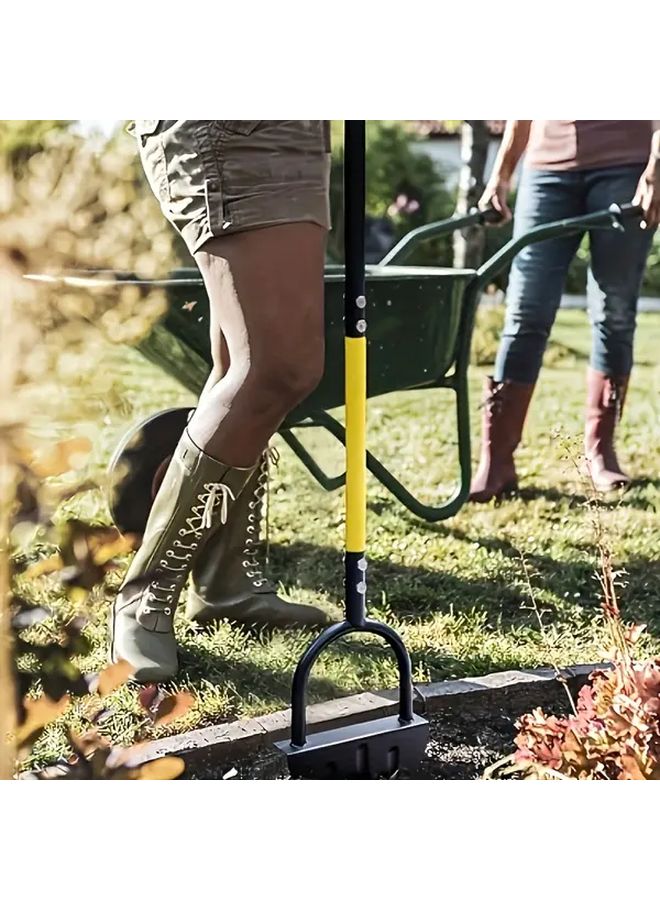 Manual Lawn Edging Shovel Serrated Blade Heavy Duty Metal Ergonomic Handle Z13 - Image 5