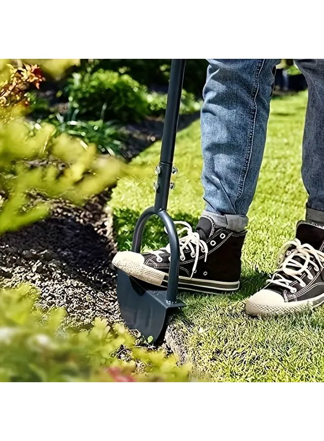 Manual Lawn Edging Shovel Serrated Blade Heavy Duty Metal Ergonomic Handle Z13 - Image 4
