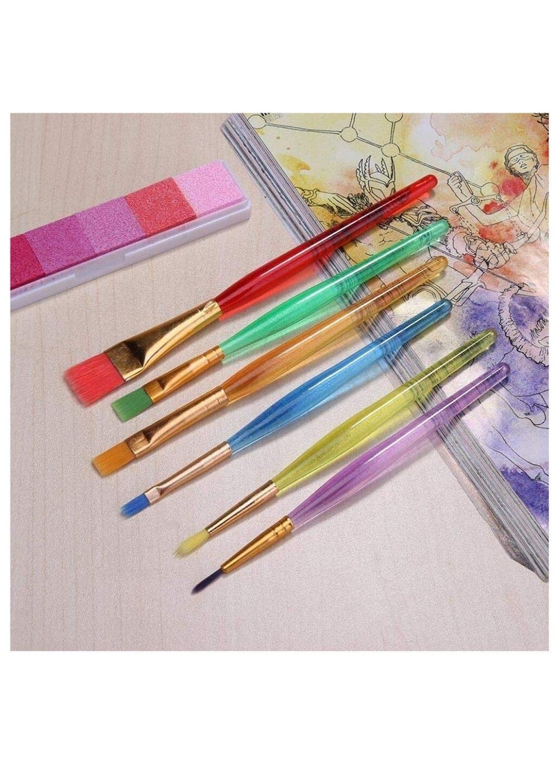 CP Global Pvt Ltd CP Global Shop Fondant Cake Brush Set 6 Brushes Decorating Painting Tool Icing Set for Dusting Pastry Cooking Sugar Craft Tool  - Image 5