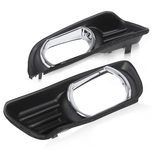 RONTCOS 2Pcs Front Bumper Fog Light Trim Bezel Cover Base Cap for Toyota Camry 2007 2008 2009 52128-06040/52127-06040 - Image 2