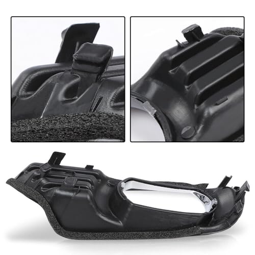 RONTCOS 2Pcs Front Bumper Fog Light Trim Bezel Cover Base Cap for Toyota Camry 2007 2008 2009 52128-06040/52127-06040 - Image 4