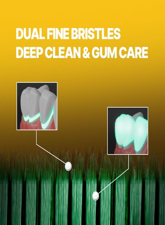 WANGTA Mini Basic – Large Toothbrush – 1.4 inch (3.5 cm Head | 3,200 Bristles for Deep Cleaning & Gum Care | Made in Korea Premium Oral Care (10 Pack - Image 3
