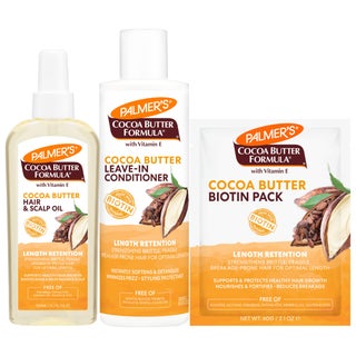 Palmer's Cocoa Butter Hair & Scalp Care Bundle: Oil Spray (5.1 fl oz), Leave-In Conditioner (8.5 fl oz), and Biotin Packette (2.1 oz) - pzsku/ZE861818D94CE836F93D9Z/45/_/1741798839/30a474b7-52a2-4aaf-8386-f920f0f36848