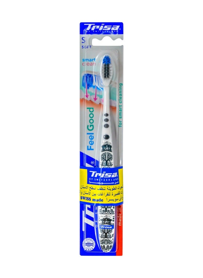 Trisa - Feel good Toothbrush - Soft (Assorted Colors & Prints) - Image 3