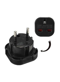 Generic UK to EU AC Travel Plug Adapter Plug Converter Travel Plug for Most of Europe 10A/16A 240V  - Image 2