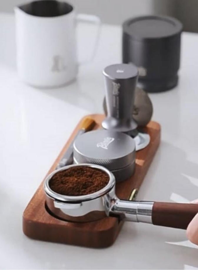 قاعدة كبس و تنظيم طاولات للاسبريسو مكينة قهوة من الخشب مناسبة لمقاس 51 مم - Image 2