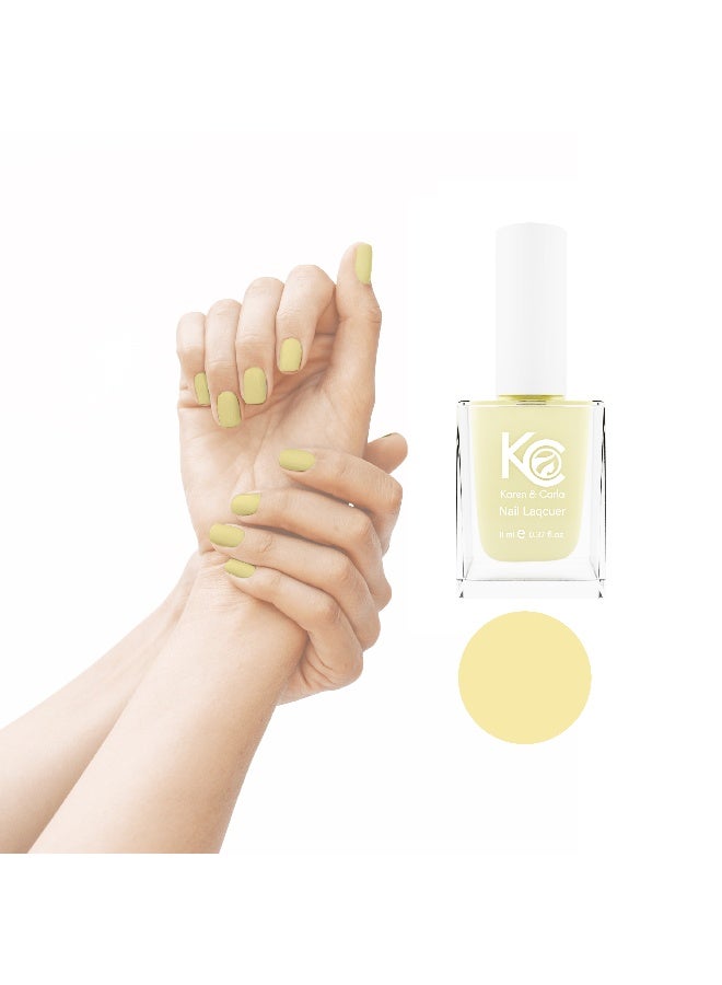Karen and Carla Nail Lacquer Lemon Sorbet 156 - Image 2