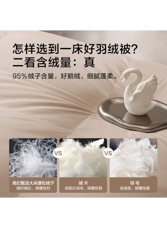 JD.com Jd Jingzao Duvet D'oie 95% Goose Down Comforter, Imported From Siberia, Winter Season, 1150g, 2.2*2.4 Meters - Image 3