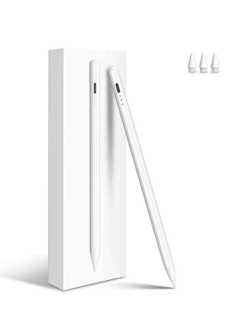 FARROBIZZ Stylus Pen for iPad, 13 mins Fast Charge Apple iPad Pencil with Palm Rejection, Tilt Sensitivity, Work for 2018-2024 iPad Air 3/4/5/6, iPad Mini 5/6, iPad 6/7/8/9/10, iPad Pro 11"/12.9"/M4  - Image 1