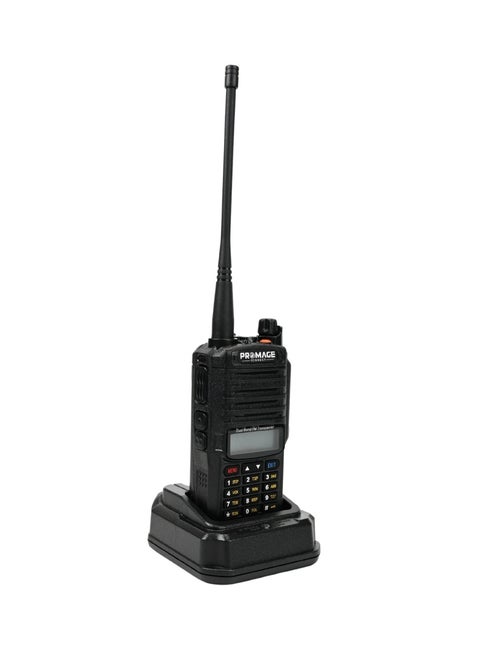 Promage Connect PC-WT900 PLUS Two Way Radio with Earpiece, Dual Band, Auto Back-Light, Time-out Timer, Voice Prompt, AUTO Keypad Lock, Emergency Alarm, Built-in Flashlight, Low Battery Warning | 1 Pack