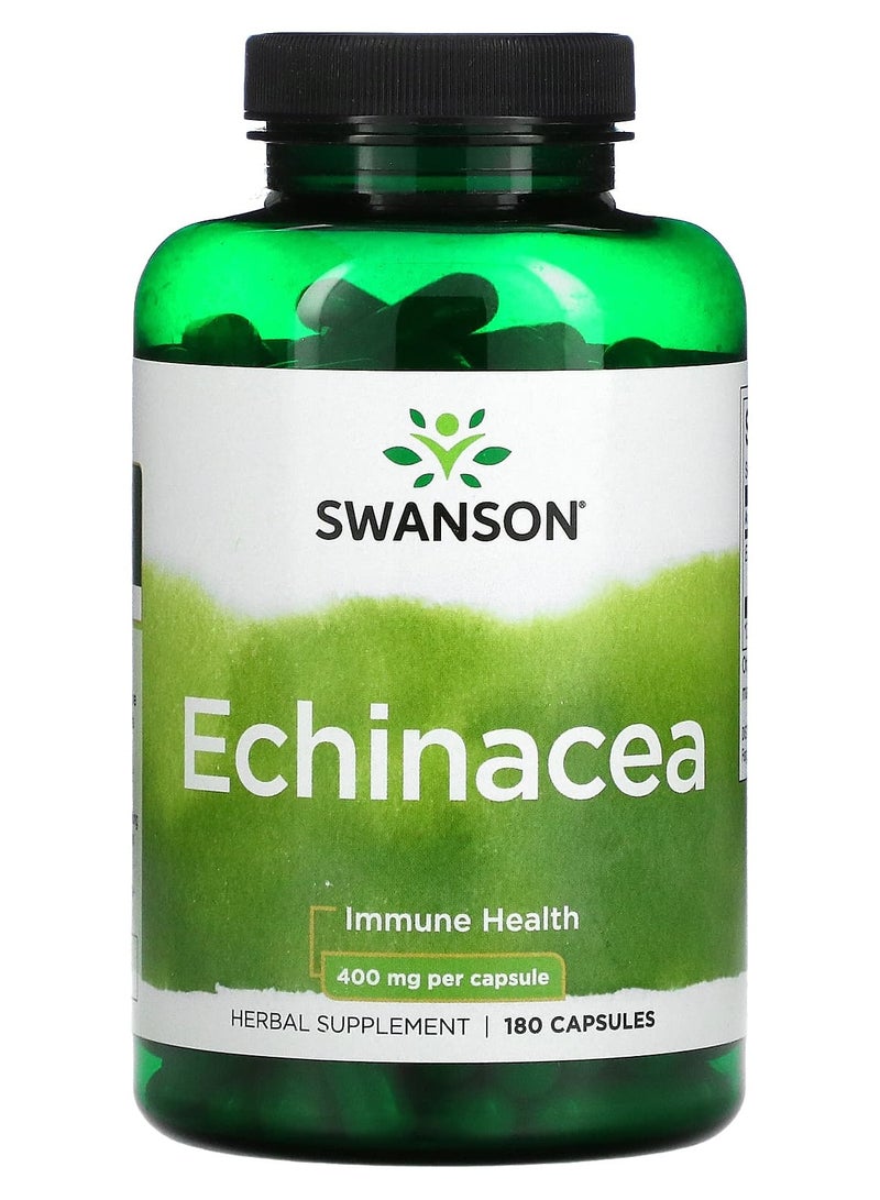 SWANSON Echinacea 400 mg180 Capsules