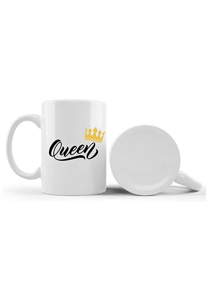 PRINTSHOP4ME - Happy Anniversary Couple Mug Gifts | Best Anniversary MUG | Wedding Anniversary Mug | Anniversary Couple Mug| COFFEE MUG - Set of 2 Pcs (Design 1) - Image 1