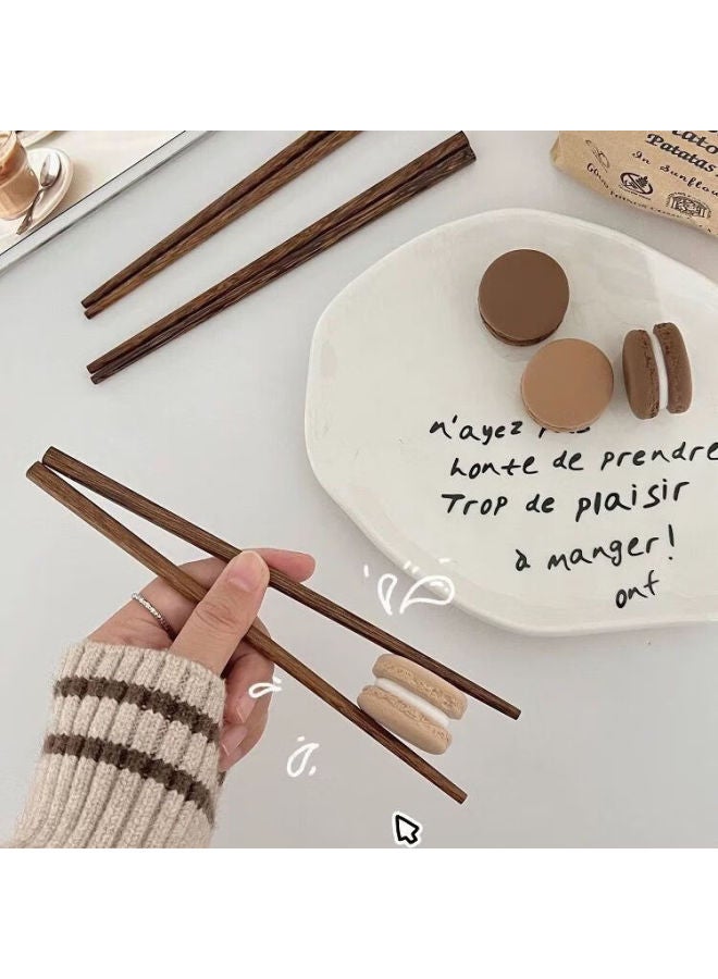Coodora Chopsticks And Spoon Set, One Pair Each, Convenient Wooden Tableware Three-piece Set For Children, Students And Office Workers To Take Meals - Image 3