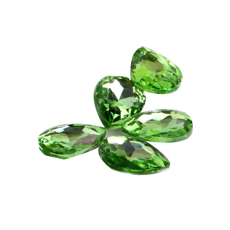 Teardrop Glass Rhinestone Silver Plated for DIY Phone Beads - Image 5