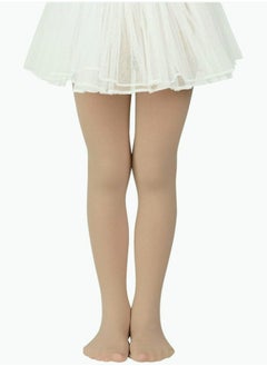 Perfectory School Uniform Tights for Girls Ballet Dance Footed Tight Ultra Soft-Nude  - Image 2