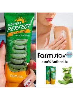 Farm Stay Farm Stay Aloevera Perfect Sun Cream SPF 50 - 70 Gm  - Image 2