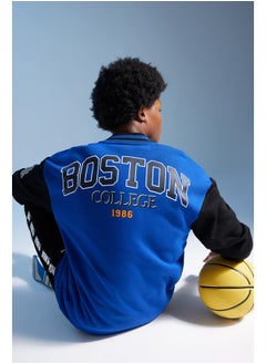 DeFacto Man Oversize Fit-Nba College Neck Long Sleeve Cardigan  - Image 1