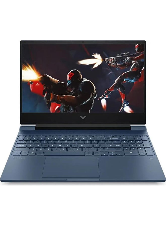 HP كمبيوتر محمول Victus للألعاب بشاشة مقاس 15.6 بوصة ومعالج Core i5-12450H وذاكرة وصول عشوائي سعة 16 جيجابايت ومحرك أقراص SSD سعة 512 جيجابايت وبطاقة رسومات Nvidia Geforce RTX 3050 سعة 4 جيجابايت ونظام تشغيل Windows 10 Pro - Image 1
