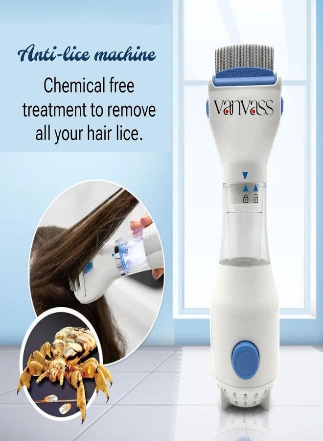 VANVASS Electrical Head Lice Comb Eggs Remover Hair Lice Comb Vacuums Machine for lice removed Head Lice Comb for Hair Head Nits Capture Comb Nit comb for hair - Image 3