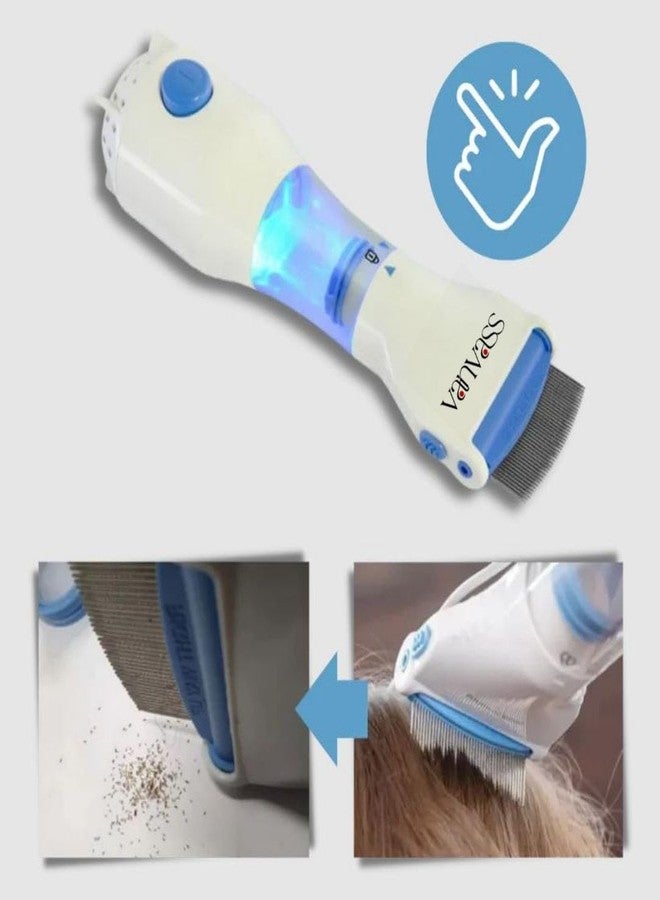 VANVASS Electrical Head Lice Comb Eggs Remover Hair Lice Comb Vacuums Machine for lice removed Head Lice Comb for Hair Head Nits Capture Comb Nit comb for hair - Image 2