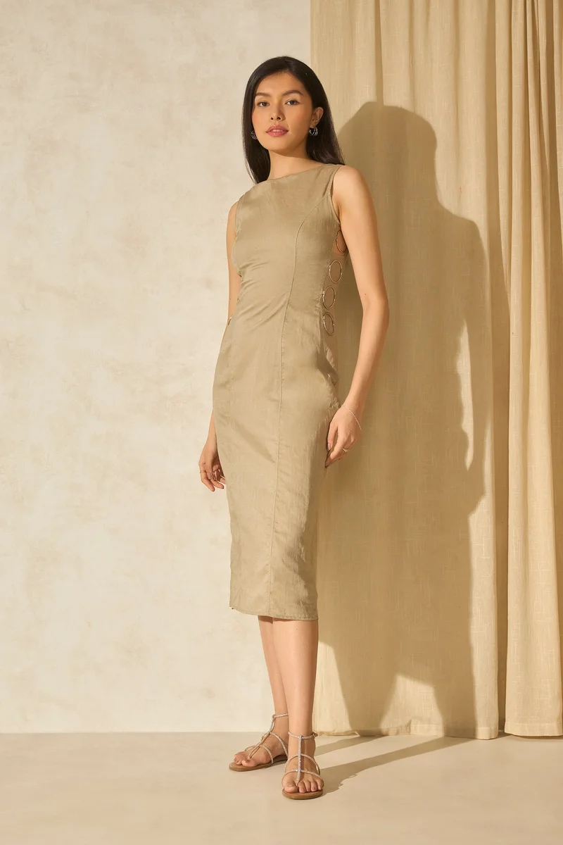 Virgio Virgio Sheath Midi Dress