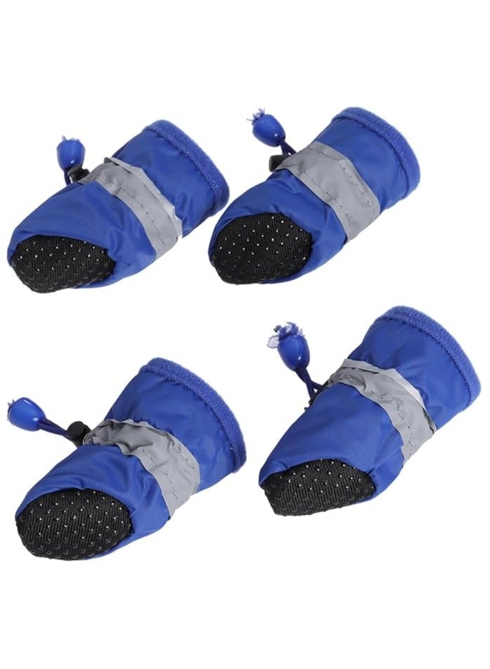 erorex 4 Pcs Waterproof Dog Boots Breathable Dog Shoes Dog Paw Protector Adjustable Dog Boots for Indoor & Outdoor Walking (XXL)  - Image 1