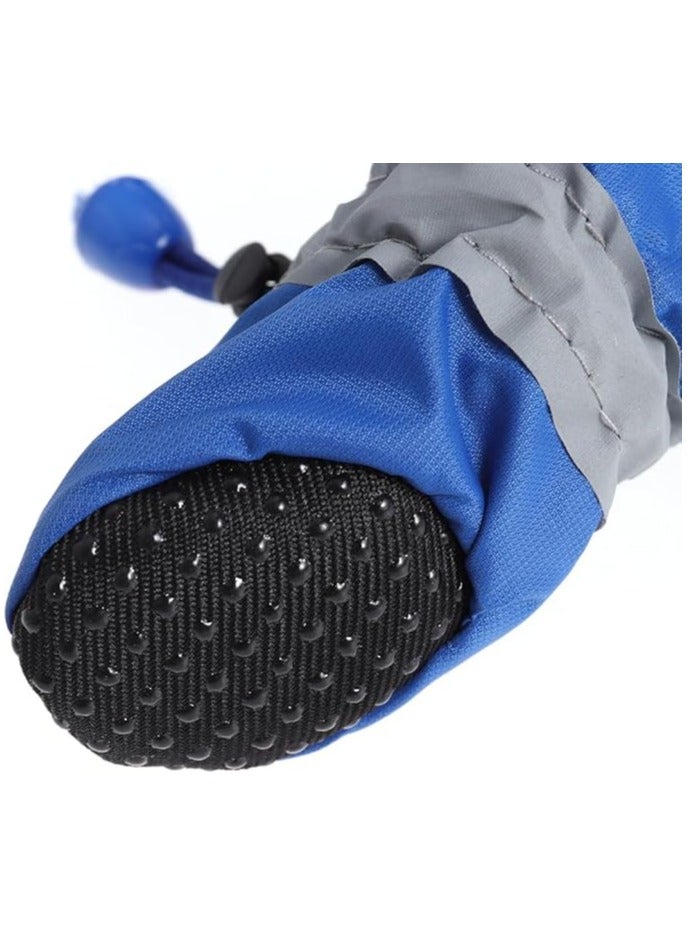erorex 4 Pcs Waterproof Dog Boots Breathable Dog Shoes Dog Paw Protector Adjustable Dog Boots for Indoor & Outdoor Walking (XXL)  - Image 5