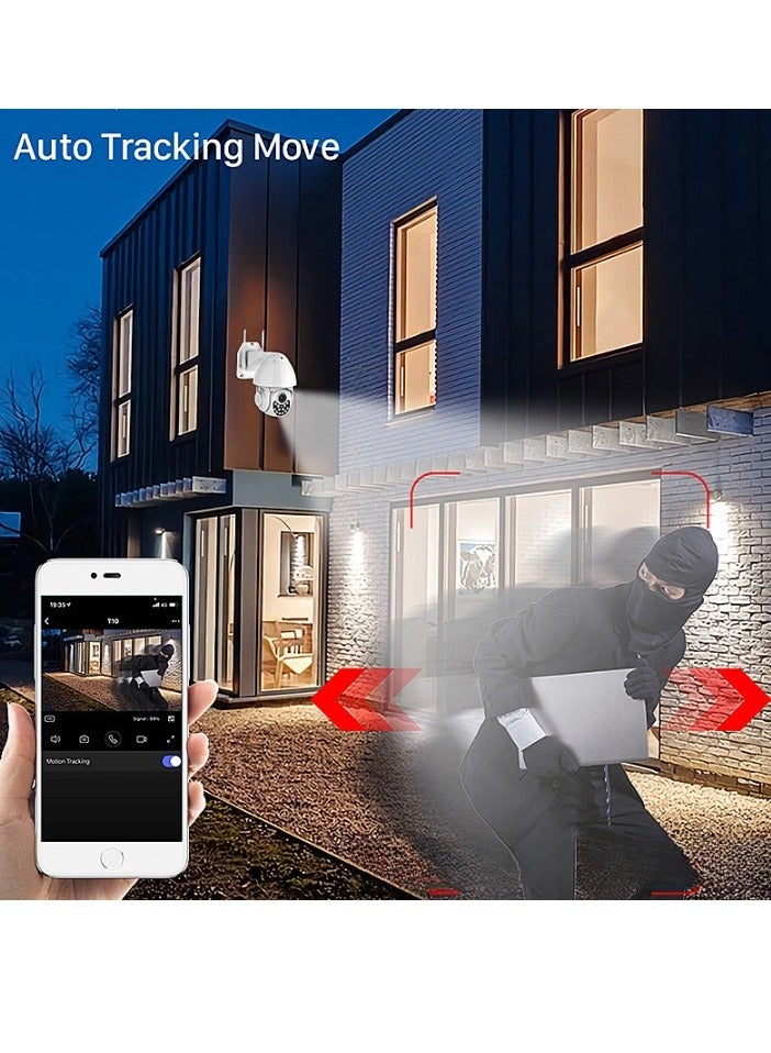 TUYA Surveillance Camera, Ultra High Definition Security Camera, Full Color Night Vision Outdoor CCTV Camera, Durable Security Camcorder For Home Office, (1pc) - Image 2