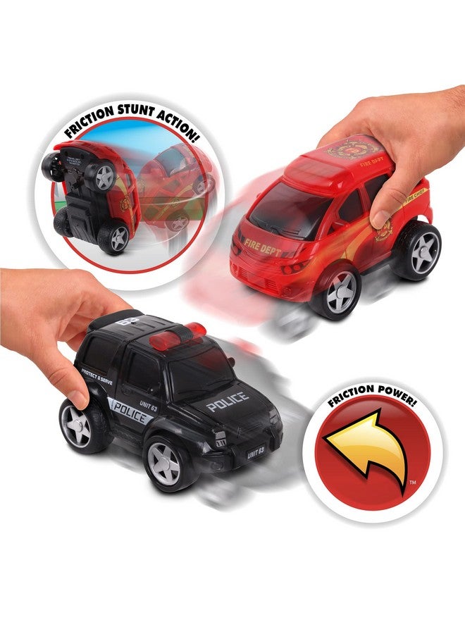 NKOK Junior Racers 2PK Friction Powered Fire Rescue & Police - Image 2