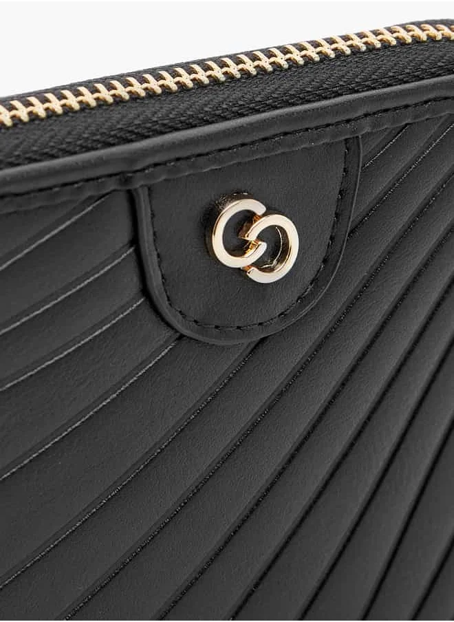 سيليست Women Textured Zip-Around Wallet