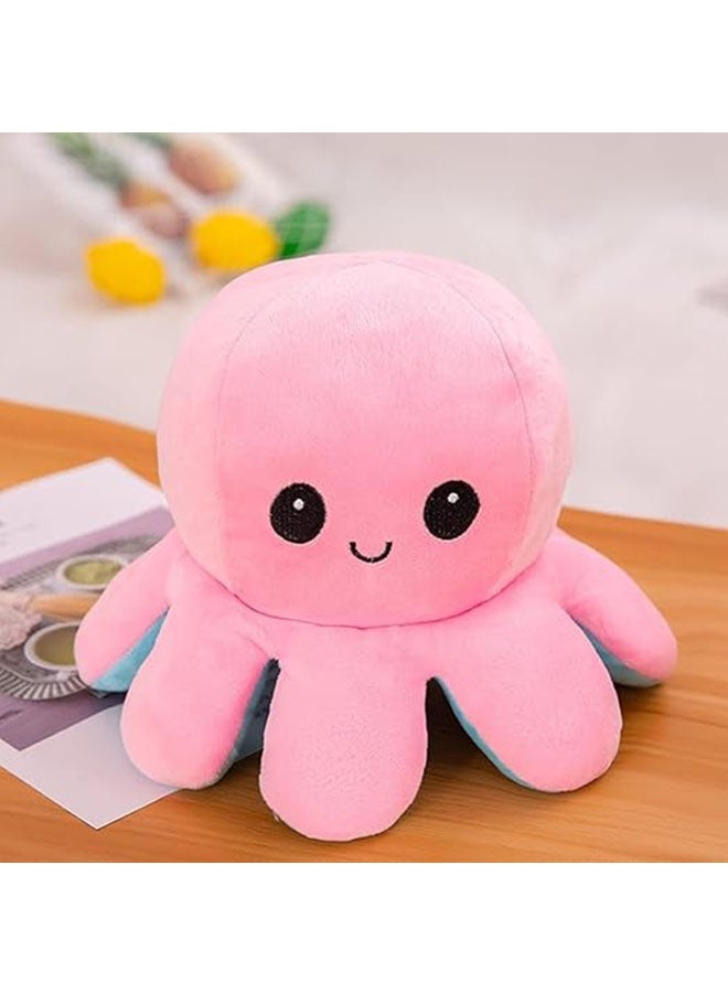 لطيف ورائع قابل للعكس كلا الجانبين التعبير المختلف أكتوبوس لعبة بلوش متنوعة ، دمية أكتوبوس مزدوجة الجانبين - Image 4