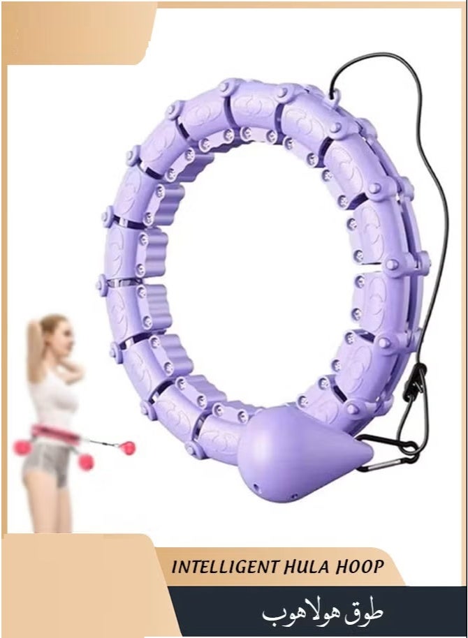 سوفام 24 مقطع قابل للتعديل هولا هوب للبالغين هولا هوب وزن هولا هوب, تدور تلقائيا 360 درجة رشيق الخصر الرياضية حلقة - Image 3