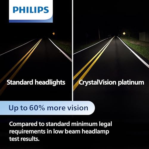 Philips automotive lighting 9006XS CrystalVision Platinum Upgrade Headlight Bulb, Pack of 2 - Image 3