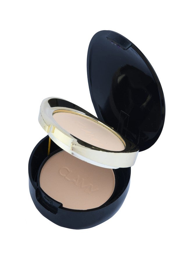 Clamy 2 in 1 Compact Powder With Moisturized BB Cream Formula, Long Lasting For All Skin Types Absorbs Oil, Conceals & Gives Radiant Skin | Nude Beige 9g (Shade 1) - Image 1